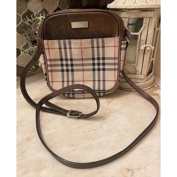 Burberry Nova check crossbody shoulder bag vintage - Picture 1 of 16